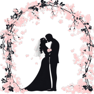 50+ Wedding Couple Clipart | Bride & Groom PNG Set | Romantic Images