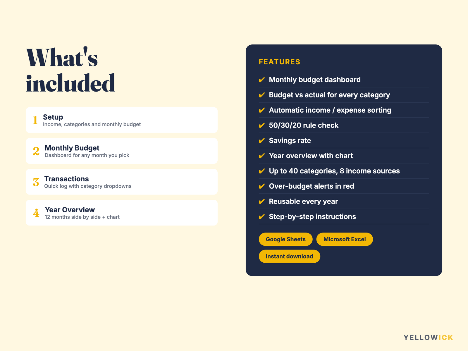 Budget Planner 2027 Spreadsheet – Monthly Budget Template